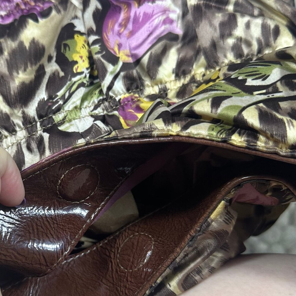Vintage Liz Claiborne Bag - Camo and Flowers – Lots of Pockets - Picture 7 of 8